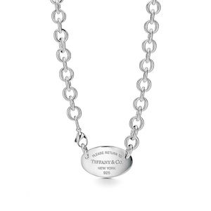 Tiffany oval tag choker